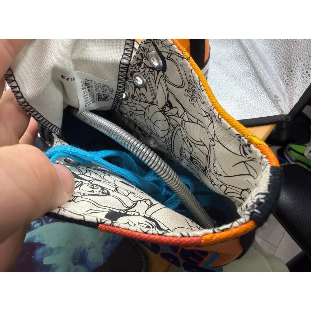 Size M10.5/W12.5 Converse Chuck Taylor All Star 70 Hi Space Jam‎ Unisex Sneaker - Picture 11 of 12
